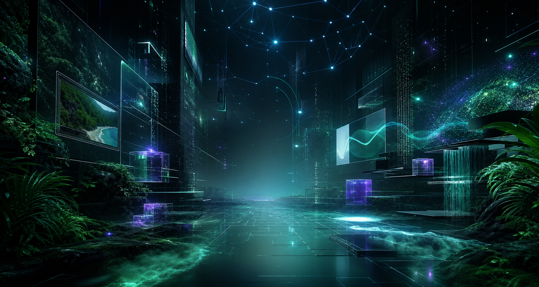 W Studio quantum web studio background
